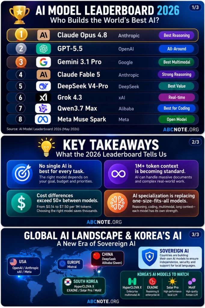 AI Model Leaderboard 2026: How to Choose the Best Model