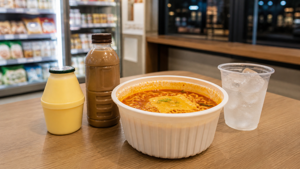 Korean Convenience Store Mixes: Banana Milk, Coffee & Ramyeon