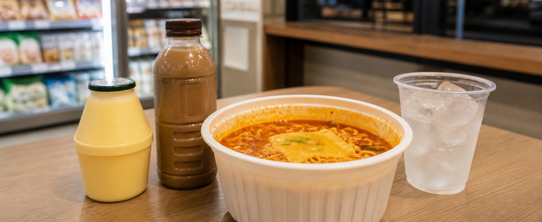 Korean Convenience Store Mixes: Banana Milk, Coffee & Ramyeon